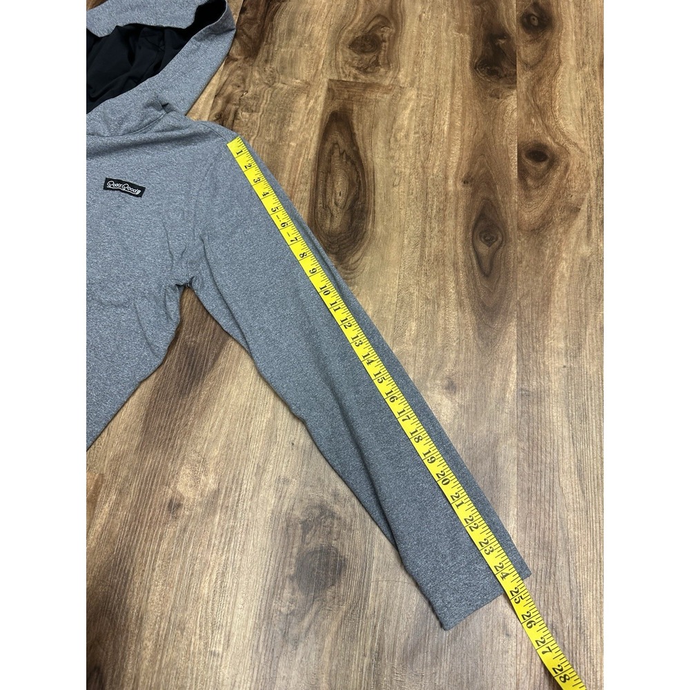 Good Good Golf Performance Hoodie Mens M Gray Stretch Pullover Pocket - Picture 5 of 7